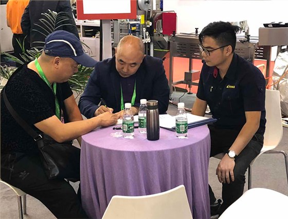 中山精量2018年9月北京中国国际肉类工业展览会签单