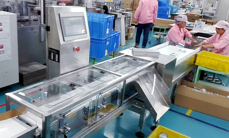 Application case of shaver automatic checkweighing and dispensing device